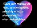 tylko ciebie chce