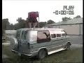 fat kid falls off van