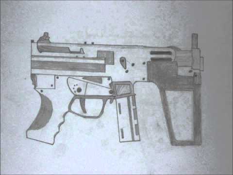 how to draw mp5k