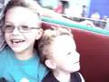 Riding the Scrambler with my 2 boys