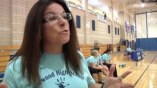 Senior vs Faculty Volleyball Game