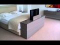 TV lift meubel aan bed voeteneinde