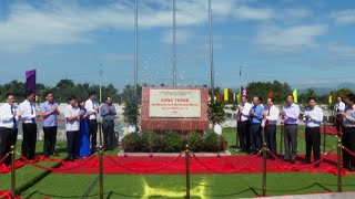 Công ty Kho vận Đá Bạc - Vinacomin: Gắn biển công trình cải tạo môi trường cụm kho cảng Điền Công