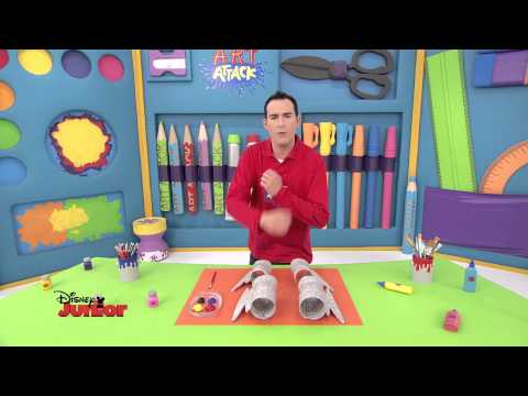 Art Attack - Technique d'accessoires de Super Héro- Disney Junior - VF