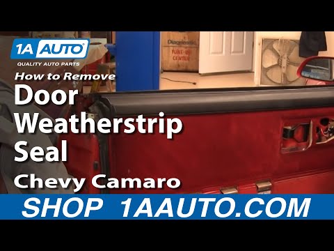 How To Remove Door Weatherstrip Seal 82-92 Chevy Camaro Iroc-Z Pontiac Trans Am 1AAuto.com