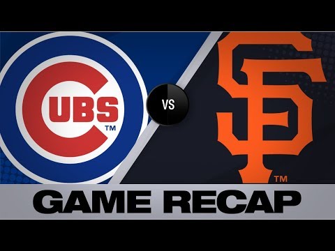 Video: Giants score 3 in 8th for comeback win | Cubs-Giants Game Highlights 7/22/19