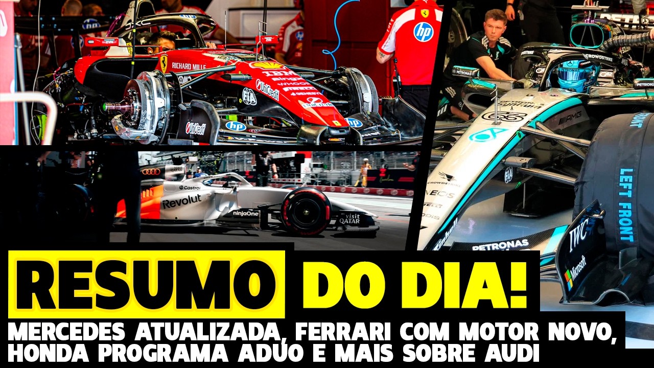 MERCEDES COM ATUALIZAÇÕES GRANDES, FERRARI COM NOVO MOTOR E MAIS SOBRE ADUO DA AUDI | FÓRMULA 1
