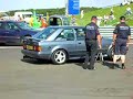 Escort RS turbo Paul (hornets) up the 0-60 strip @ ford fair Escort RS turbo Paul (hornets) up the 0-60 strip @ ford fair