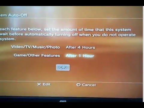 how to turn ps3 off