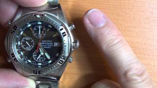 Wrist Watch Review: Part 2 – Seiko Chronograph Water Resistant 200m – 7T32-6R28