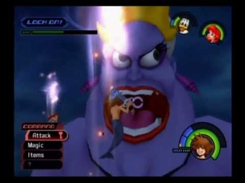 how to beat ursula in kingdom hearts
