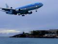 KLM land op Sint Maarten