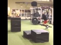 Rob Parks' 44 inch vertical box jump. CRAZY!