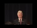 President William J. Clinton - Clinton Foundation Speech, SF