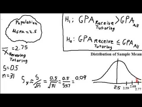 how to perform one sample t test