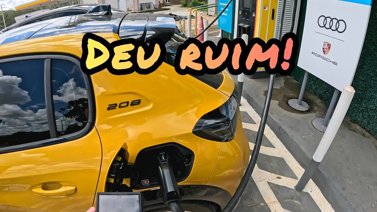DEU B.O. NA HORA DE CARREGAR O 208 ELÉTRICO NA VIAGEM PARA BH!!