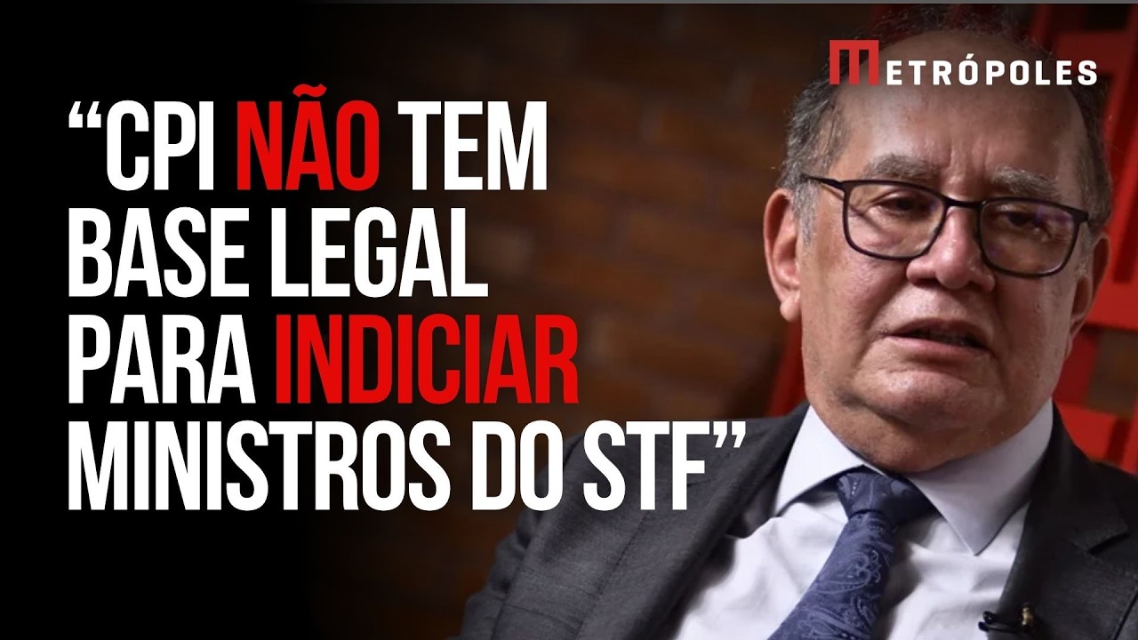 Gilmar Mendes critica relatório da CPI do Crime Organizado que quer indiciar Moraes e Toffoli