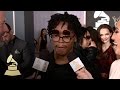 Lupe Fiasco on the Red Carpet at 54th GRAMMY Awards