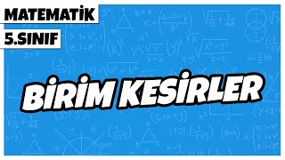 5 Sınıf Matematik - Birim Kesirler  2022