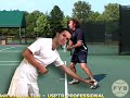 Backhand Step 1 - Pivot and Shoulder Turn