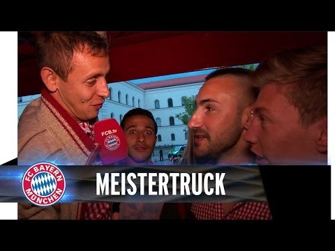 Was macht Contento auf dem Meistertruck?