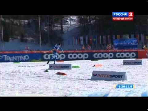 лыжные гонки - Мужская сборная России завоевывает серебро на чемпионате мира по лыжным гонкам 2013.