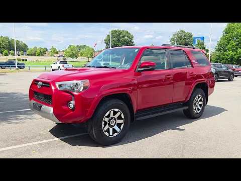 Used 2022 Barcelona Red Metallic TOYOTA TRD OFF-ROAD image 1