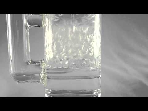 Olympic Glassworks   Bent Neck Horizon Line 70mm