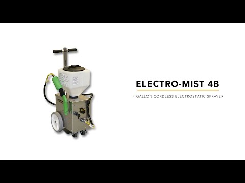Youtube External Video Electro-Mist 4B Electrostatic Disinfectant Sprayer Intro & Use Video