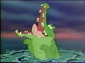 l'intr�pide peter pan affronte le mesquin capitaine crochet. le crocodile 