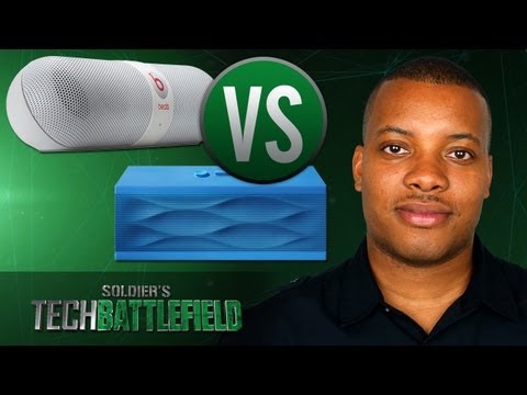 jawbone - In today's Soldier's Tech Battlefield, Mark Watson examines the Jawbone Jambox and the Beats by Dre Pill. Which one should you spend your hard earned money o...