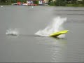 RC Boot Schaufahren in Bad Waldsee mit heftigem Abflug RC Boot Schaufahren in Bad Waldsee mit heftigem Abflug