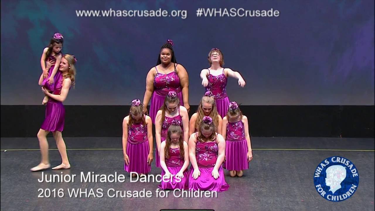 Junior Miracle Dancers 2016 WHAS Crusade for Children perfomance