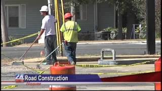 Road Construction in Weaver