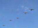 EAA 2007  bomber fly over w/fake bomb drop