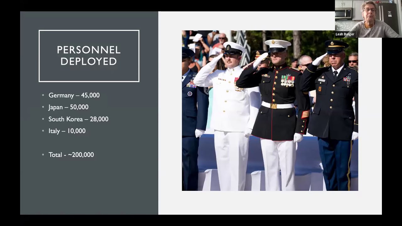 Webinar: Imperiul bazei militare de peste mări cu Leah Bolger