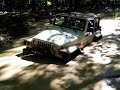 Jeep winches out of Water Hole mud pit at Rausch Creek