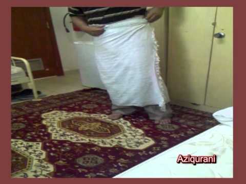 how to wear ihram with belt