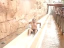 sliding in wild waadi dubai