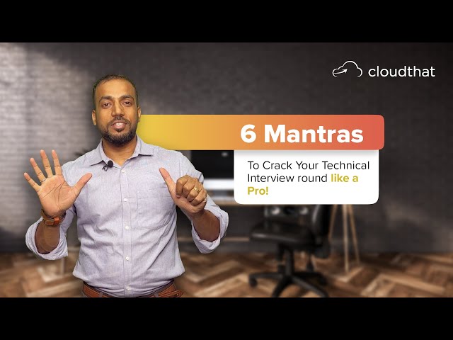 If you've been acing every interview round but struggling with the technical one, fret not. We've got 6 invaluable tips that are more like mantras to help you sail through your technical interview with confidence and bag that dream job in the tech industry.

In this video, we'll cover:
Thorough Preparation: Understand the job description, and align your skills. 
Mock Interviews: Learn how to sharpen your problem-solving skills and boost your confidence. 
Hands-On Projects: Discover why hands-on projects are your secret weapon in interviews. 
Effective Communication: Bridge the gap between your skills and the interviewer's understanding. 
Problem-Solving and Critical Thinking: Learn how to think on your feet during challenging scenarios. 
Continuous Learning: Stay updated and competitive in the ever-evolving tech world.

With these mantras in your toolkit, you'll be well-prepared to ace your next technical interview and kickstart your tech career. 

#TechInterviewTips #CareerSuccess #JobInterviewAdvice #TechJob #TechCareer #JobInterview #TechInterview #CareerAdvice #TechIndustry #JobSearch #InterviewPrep #YouTubeLearning #JobHunting #CodingSkills #TechSkills #DreamJob #TechnicalInterview #ProfessionalDevelopment #ResumeTips #CareerGoals
