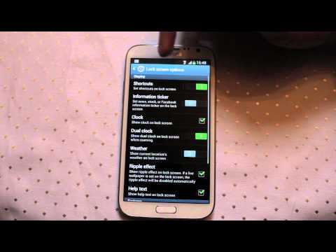 Change Galaxy Note 2 Lockscreen Androidizen