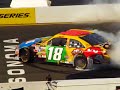 Kyle Busch victory burnout/doughnut Kyle Busch victory burnout/doughnut