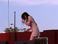 Blonde Redhead live at McCarren Park Pool, 5 Aug 07 2/3