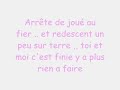 trop belle chanson ,, d'un amour impossible