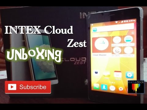 INTEX Cloud Zest - Unboxing - Data Dock