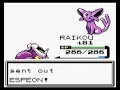 pokemon crystal   battle vs pkmn trainer red