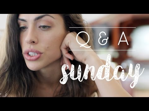 Q & A Sunday ...off to an awkward start