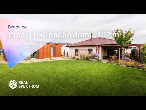 Video Prodej komfortního rodinného domu, 107 m², Drnovice