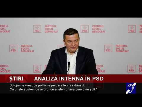 Analiză internă în PSD