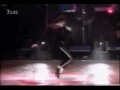 Micheal Jackson Doing Moonwalk While Singing Billie Jean